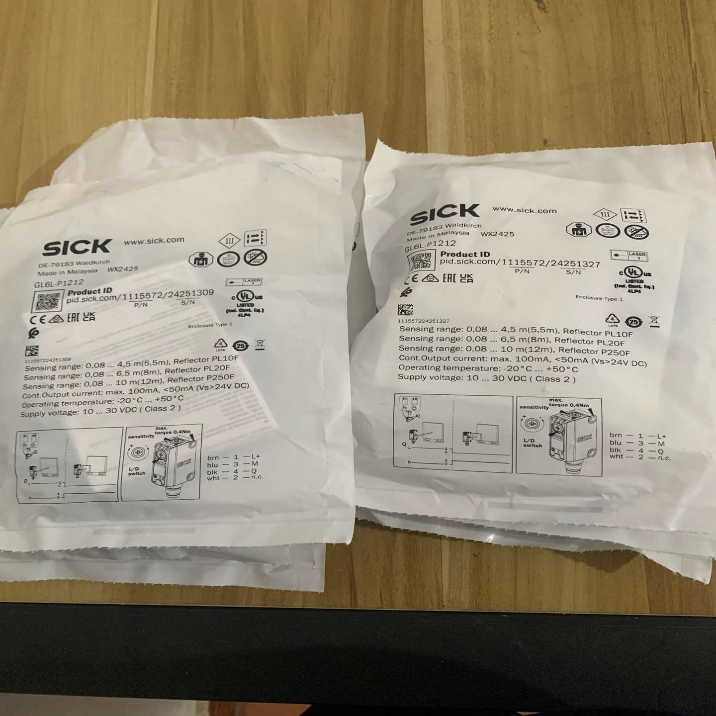 西克传感器GL6L-P1212，货号1115572实物拍摄！