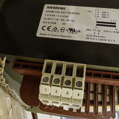 4AM6142-5AT10-0FA0控制隔离变压器，原-议价