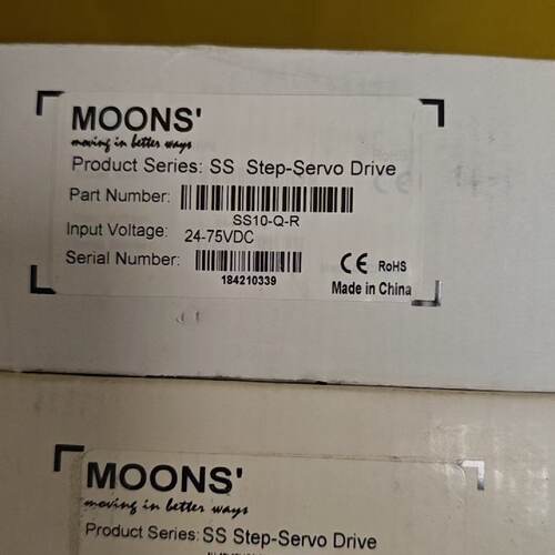 议价Moons Ss10QR Stepper Motor Driver Br New Unopened Actual