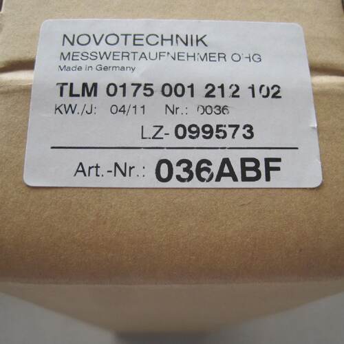 Nuovo Sigillato NOVOTECHNIK TLM 0175 001 212 102 Trasduttore
