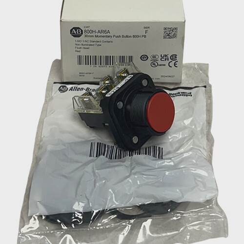 ALLENBRADLEY800HAR6AF30毫米瞬间推按钮800HPBFLUSH红色NSMP