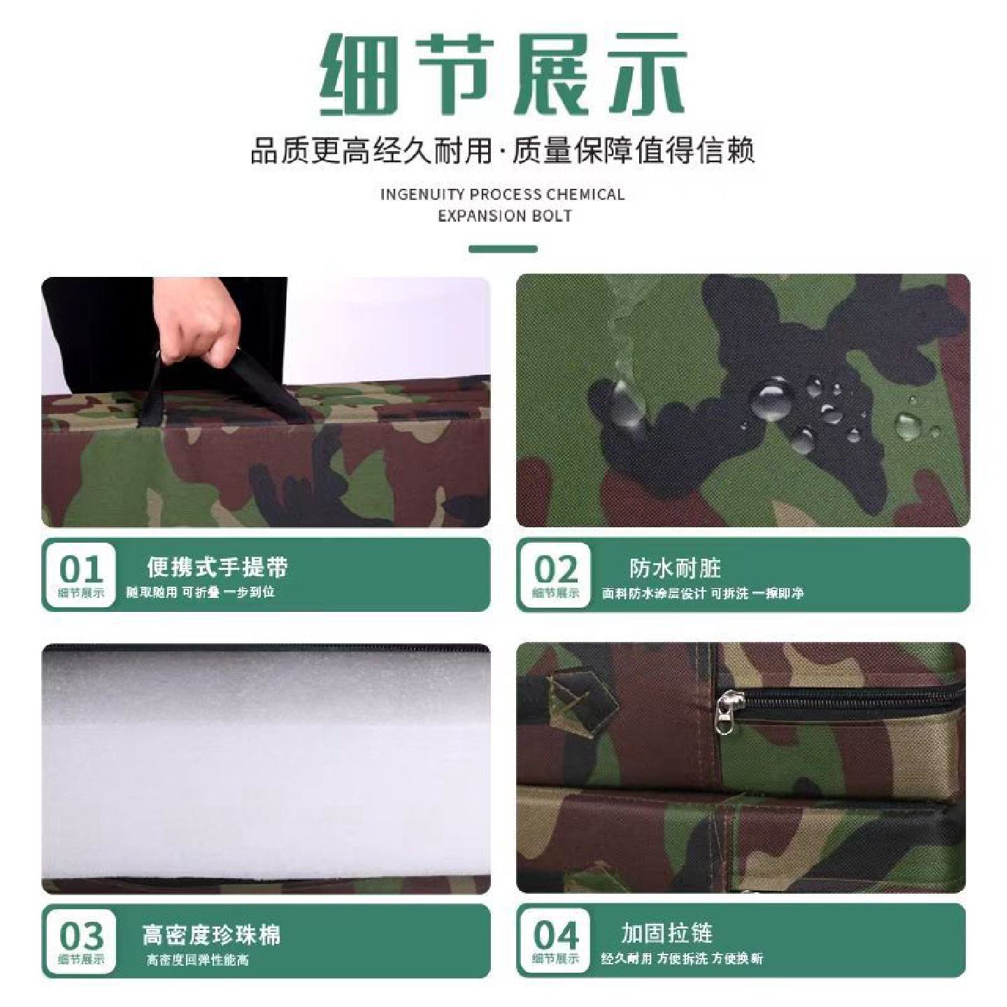 幼儿园仰卧起坐垫学生中考专用体育训练折叠海绵体操空翻辅助垫子