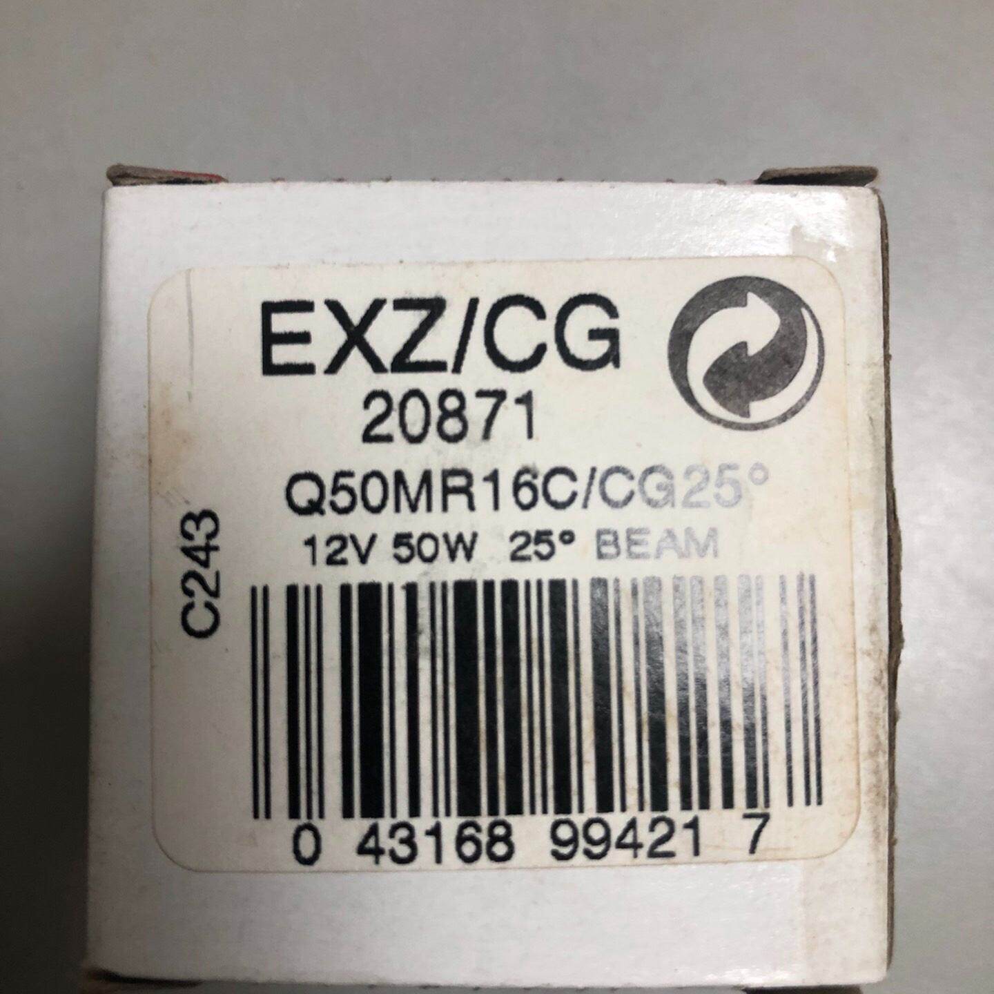 全新GE美国通用电气进口灯杯MR16,型号EXZ/C2087--议价商品