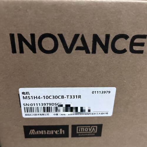 议价汇川伺服马达MS1H4-10C30Cb-T331R，全新原装正品现货质量保