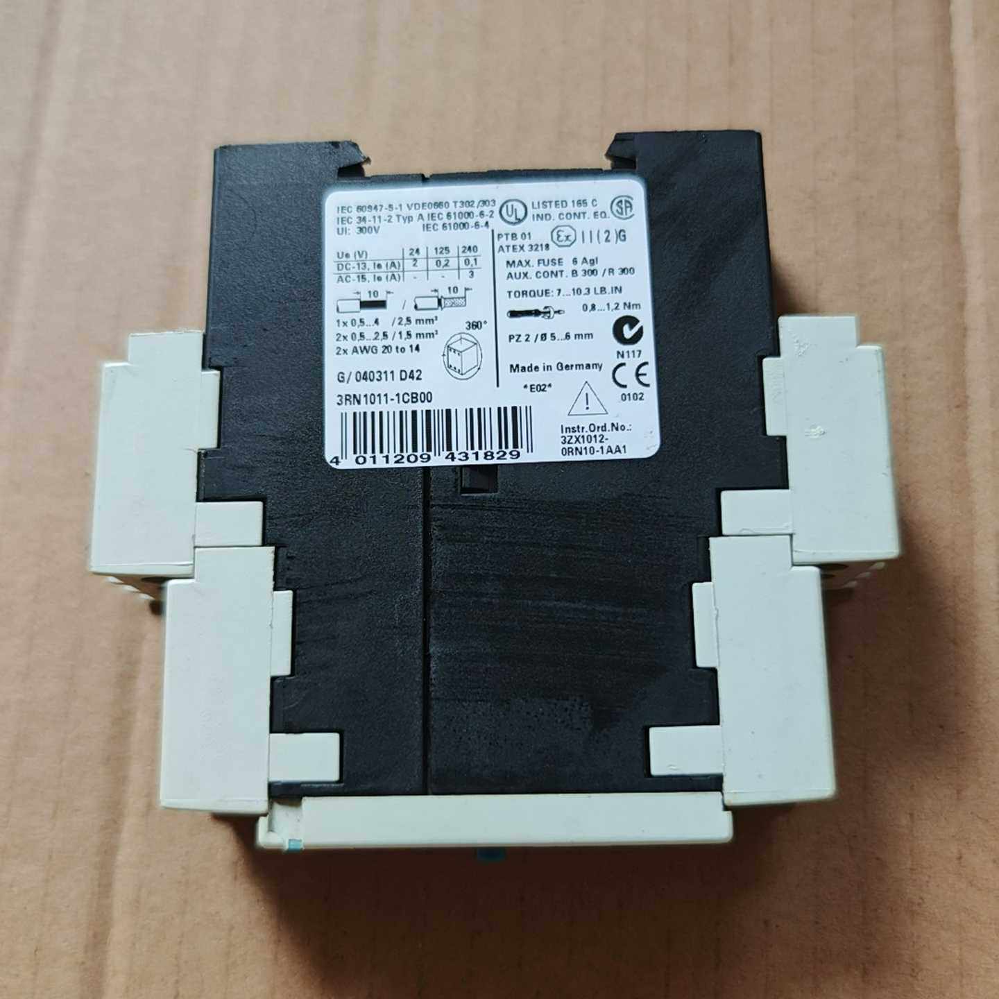 西门子SIEMENS保护继电器3RN1011-1CB00，德--议价商品