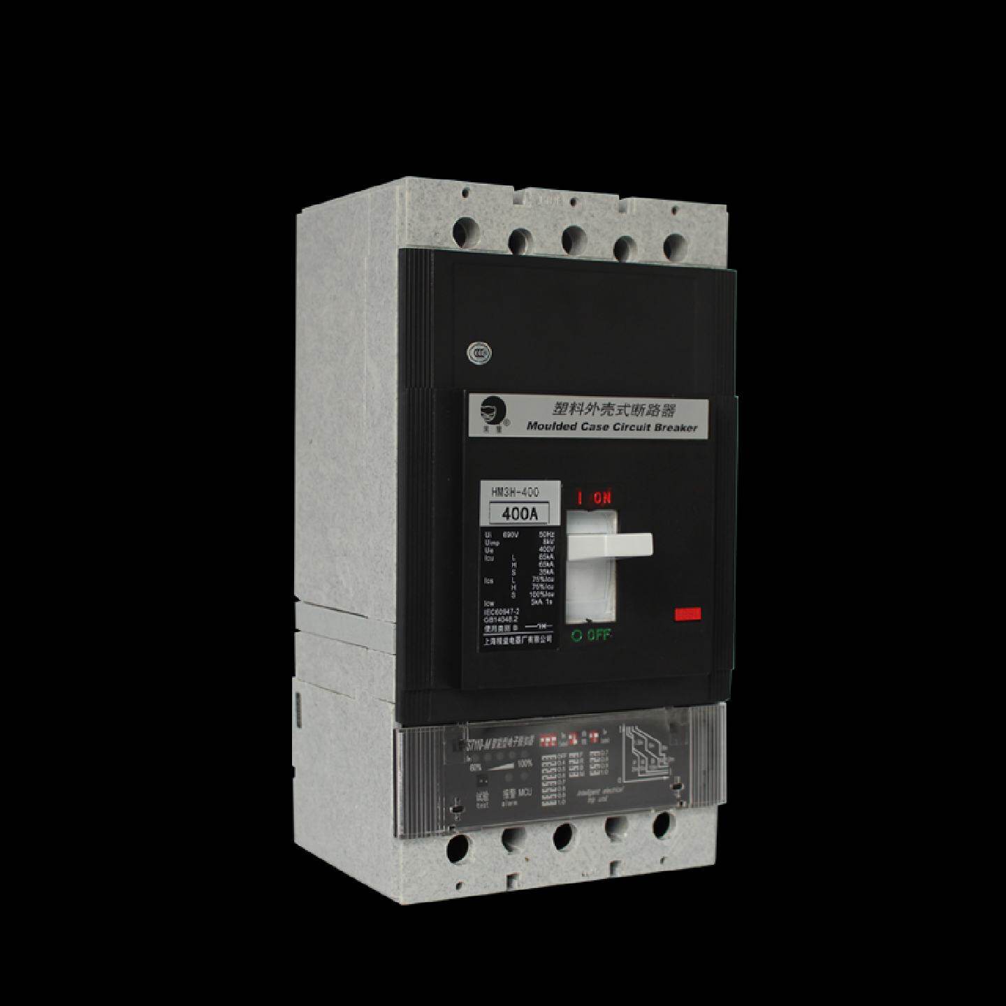 供应黑猫HM3H-400 400A塑壳三相空开 上海精益品牌电子