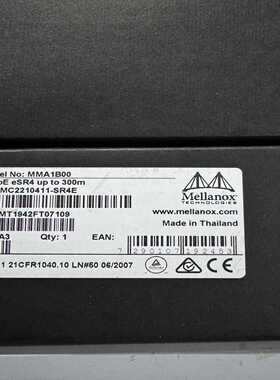 全新MellanoxMMA1B0040GbEeSR4光-议价