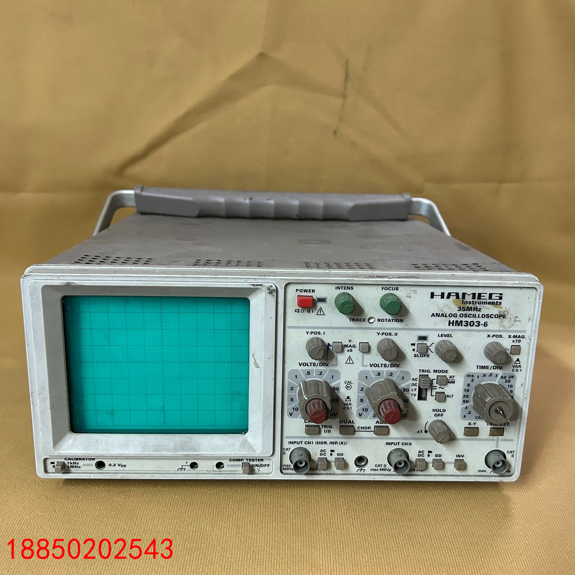 【请询价】德国HAMEG惠美双通道模拟示波器HM303-6