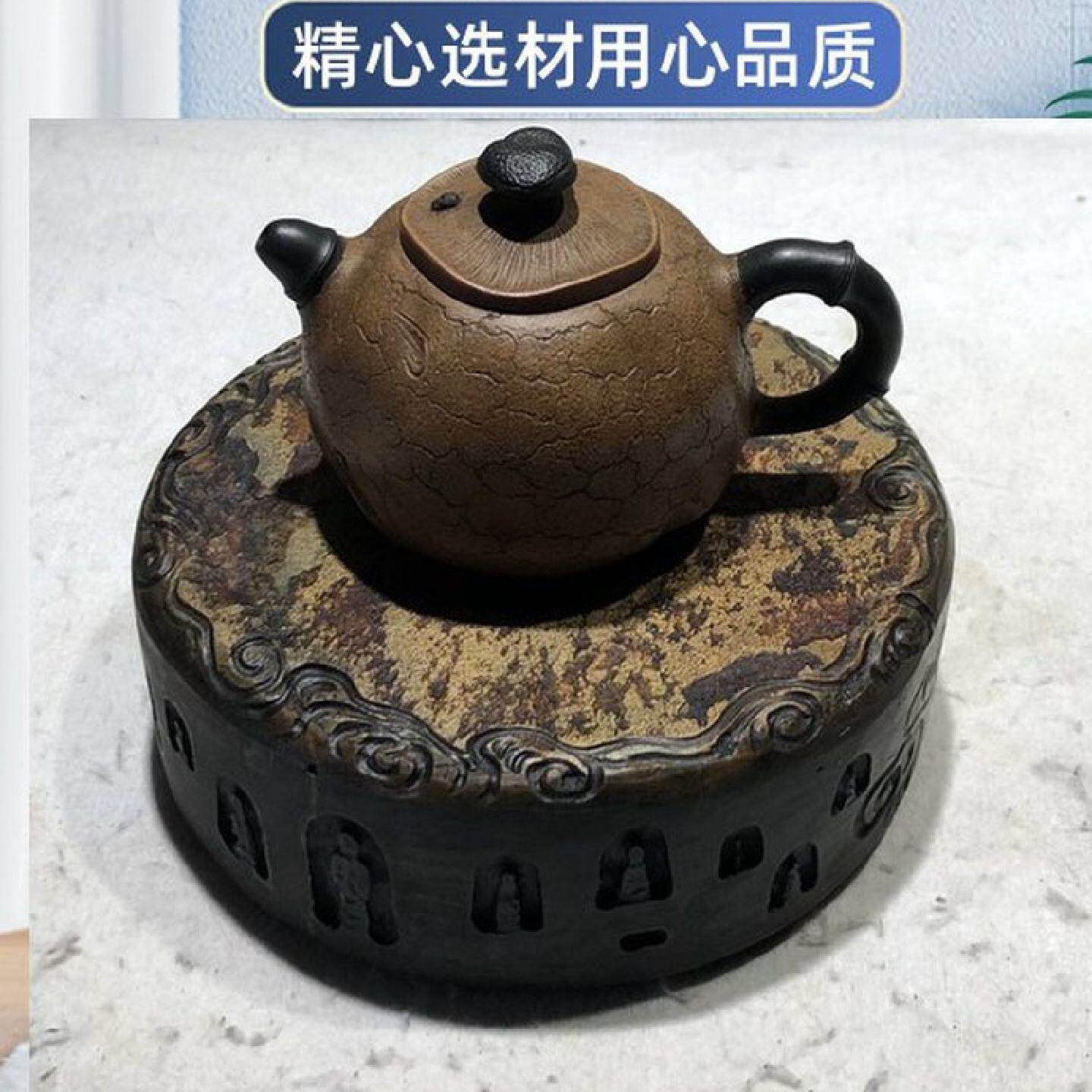 歙砚原石籽石材料茶盘福鱼缸养鱼盆多功能家用收藏摆件笔碗洗