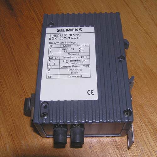 Siemens 6GK15023AA10 Simatic NET L2FO OLMP3 used excellent c