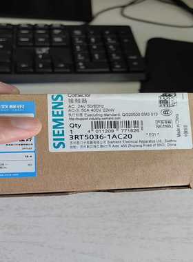 接触器3RT5036-1AC20，放心购询价