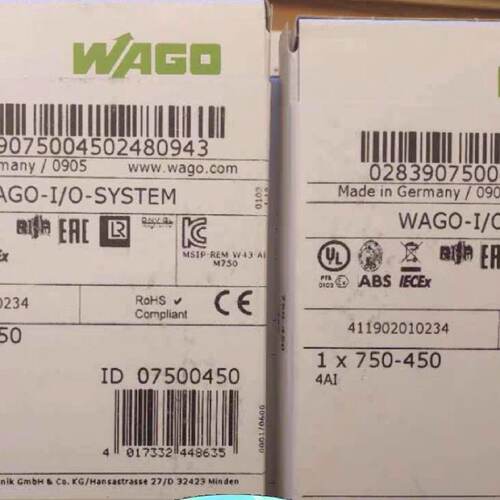 询价750450WAGO模块万可模块750450四五个