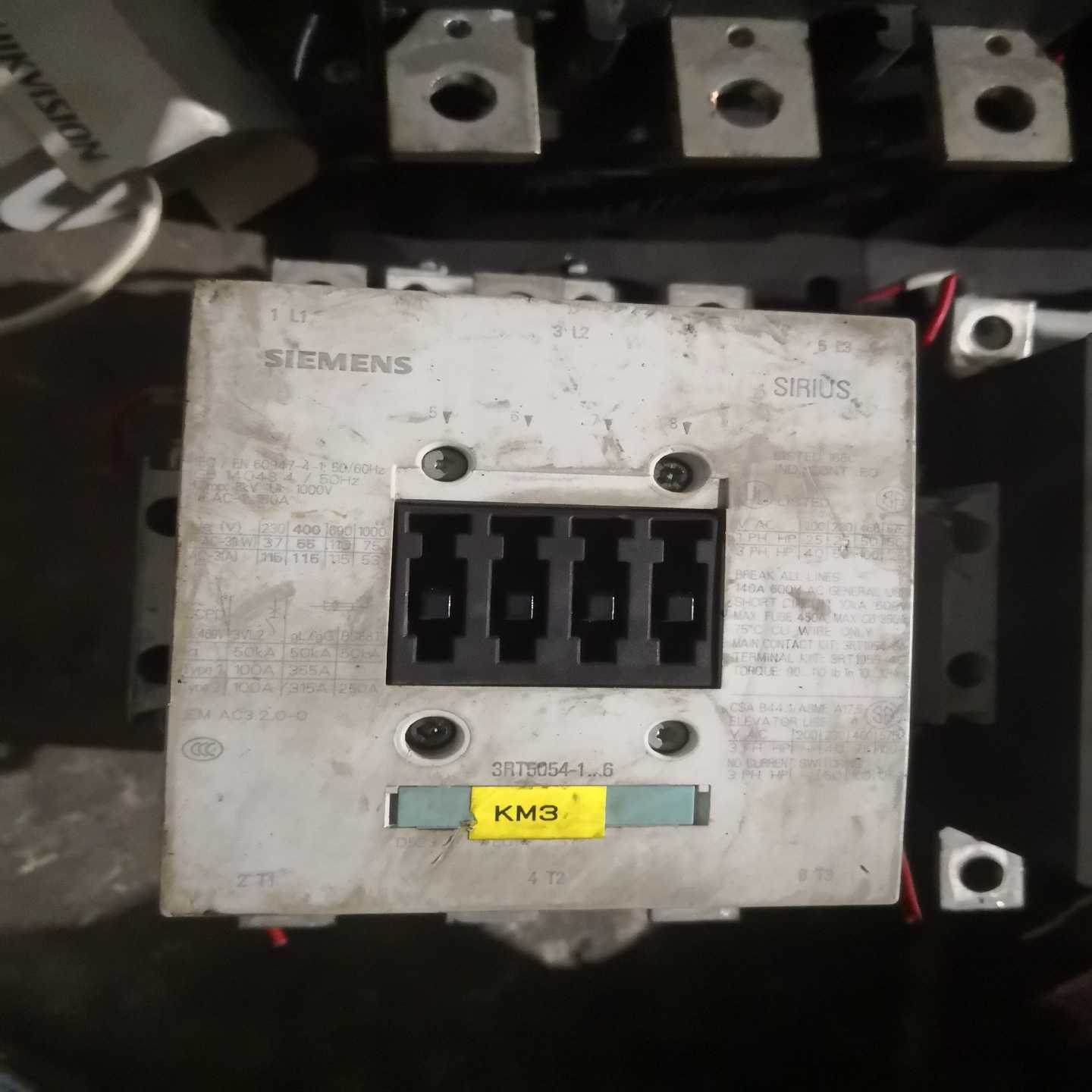 接触器3RT5054-1线圈110V127V询价