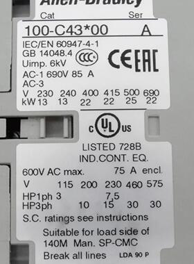 配件100-C43D00 C43D*00 C43*00 C43D10罗克韦尔继电器议价