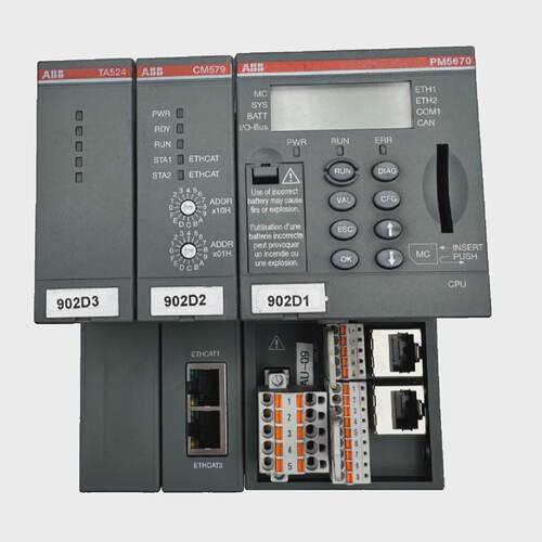 ABB PM5670 1SAP151000R0278 CPU 160MB EthernetTB56202ETHTA524