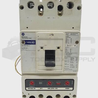 ALLEN BRADLEY 140UK3D3D25PDA Disyuntor 250AMP 3P Trmico Magn