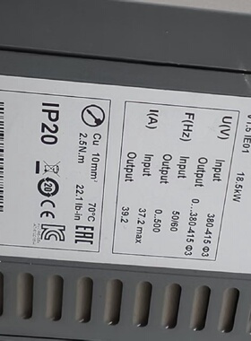 施耐德变频器ATV610D18N4，18.5KW功率，输入电--议价商品