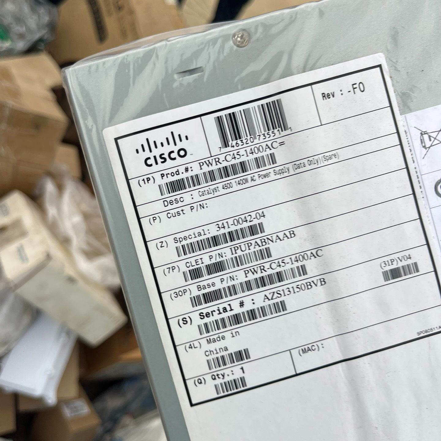思科CISCO电源模块PWRC451400AC