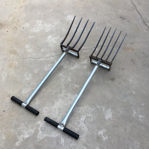 小型翻地松土神器家用园林艺翻土工具挖蒜红薯姜挖药材开荒钢叉锄