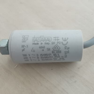 议价--意大利ITALFARAD RP-3电容，4UF容量，400V