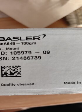 BASLERacA645-100gm询价