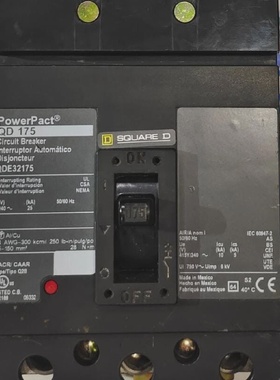Interruptor Automtico Square D QDE32175 Powerpact 3P 175A