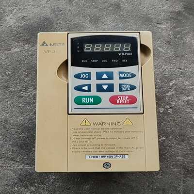 台达变频器VFD007B43A，0.75KW，380V功能议价