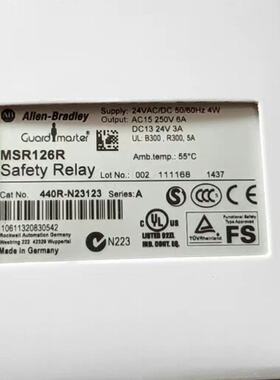AB罗克韦尔安全继电器MSR126R/440R-N23123—议价