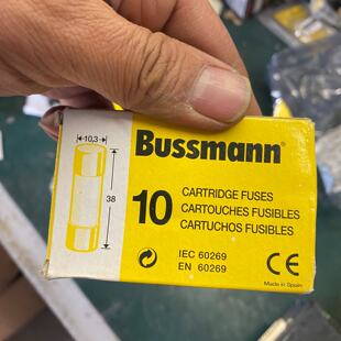 议价商品 BUSSMANN熔断器C10G1保险丝500V1A保险管
