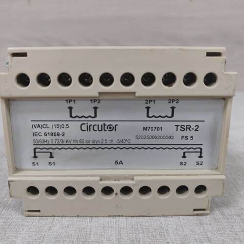 CIRCUTOR TSR2 M70701 CURRENT SUMMING TRANSFORMER