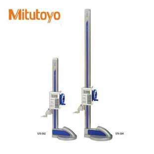 三丰数显高度尺570 300mm高度尺卡尺0.01 302单m柱电子高度尺0