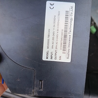 询价-INOVANCE变频器MD200S0.75BCAN输入电