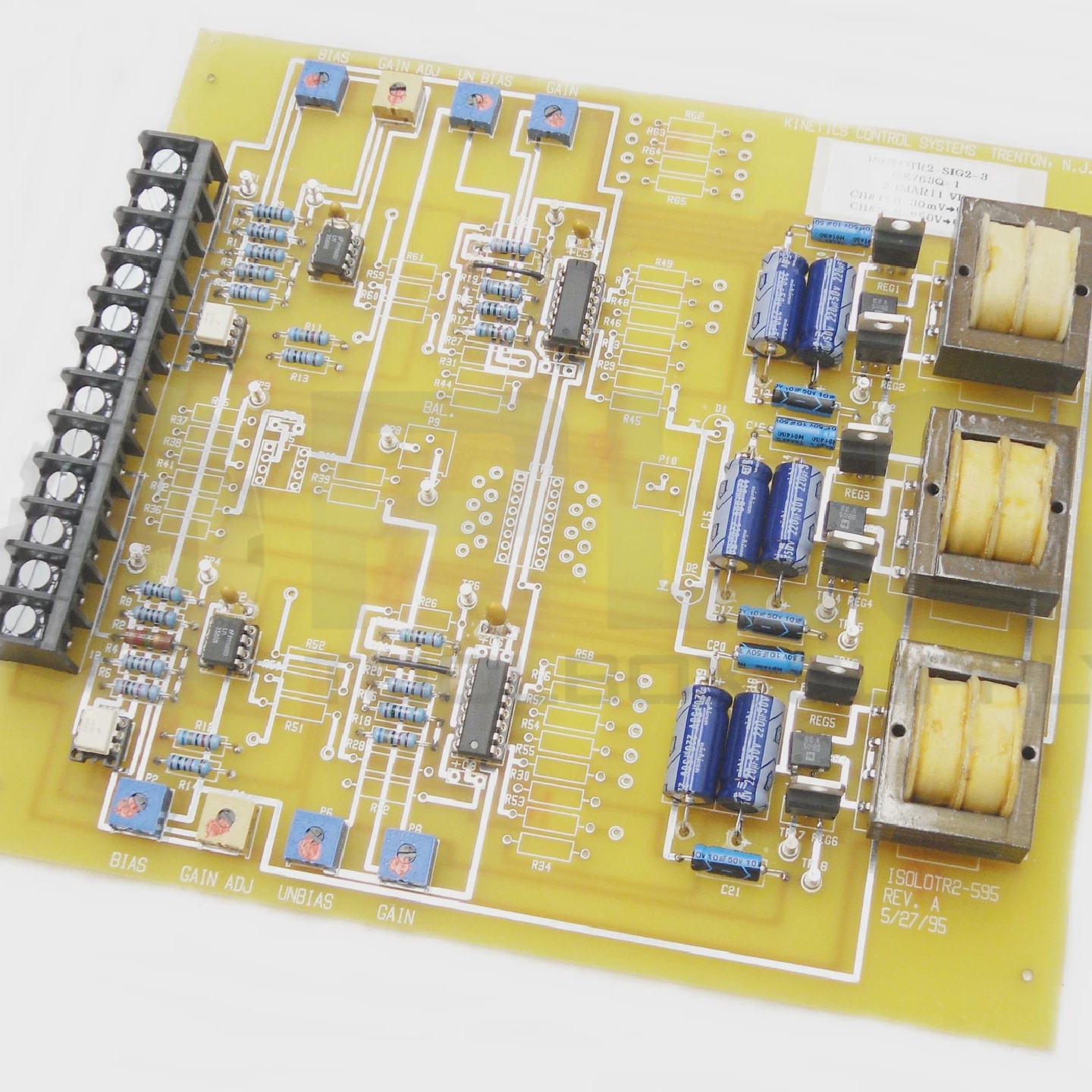 Nuovo Kinetics Controllo Sistemi ISOLOTR2595 Rev A Circuito - 实物图