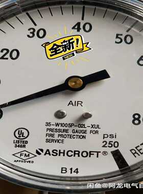 询价ASHCROFT压力表35-W1005P-02L-XULAS