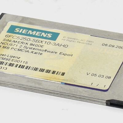 Siemens Sinumerik 571.2 Software6FC52505BX103AH06FC5 2505BX1