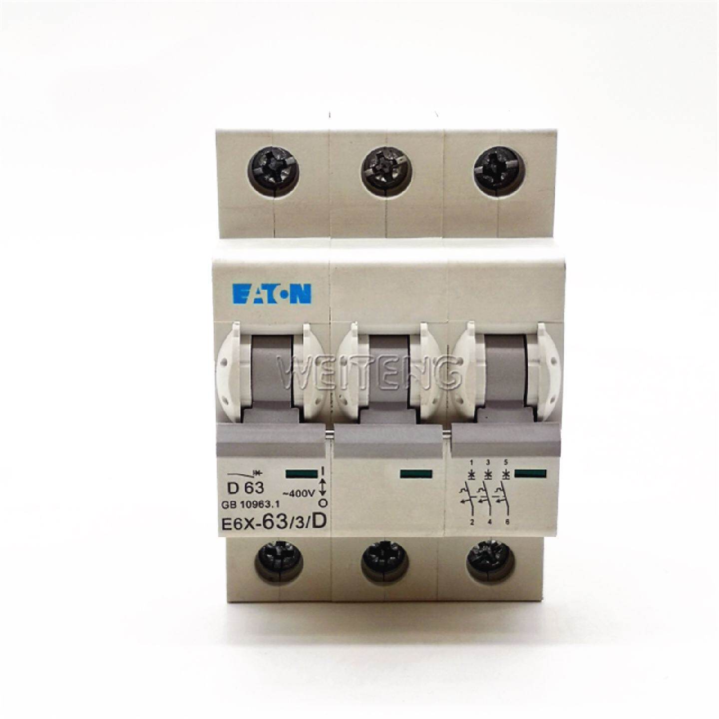 供应9年老店EATON伊顿 E6X-63/3/D空气开关63A动