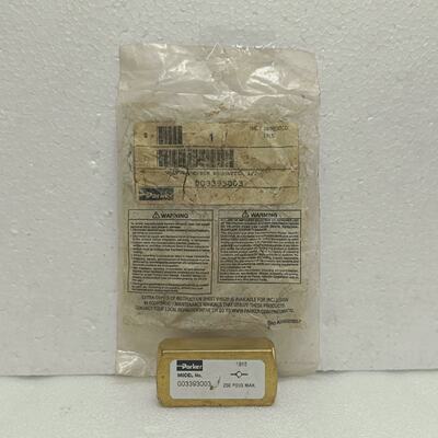 Parker 003393003 Pneumatic Brass Check Valve 12 NPT 250 PSIG