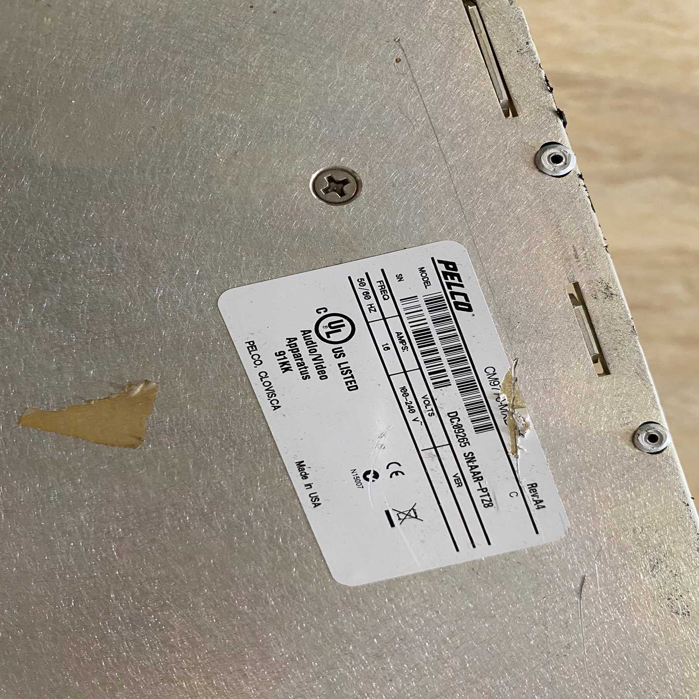 视频矩阵服务器PELCO派尔高矩阵主机CM9770-MXB实--议价商品