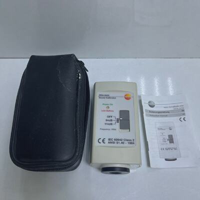testo 0554.0452 sound calibrator