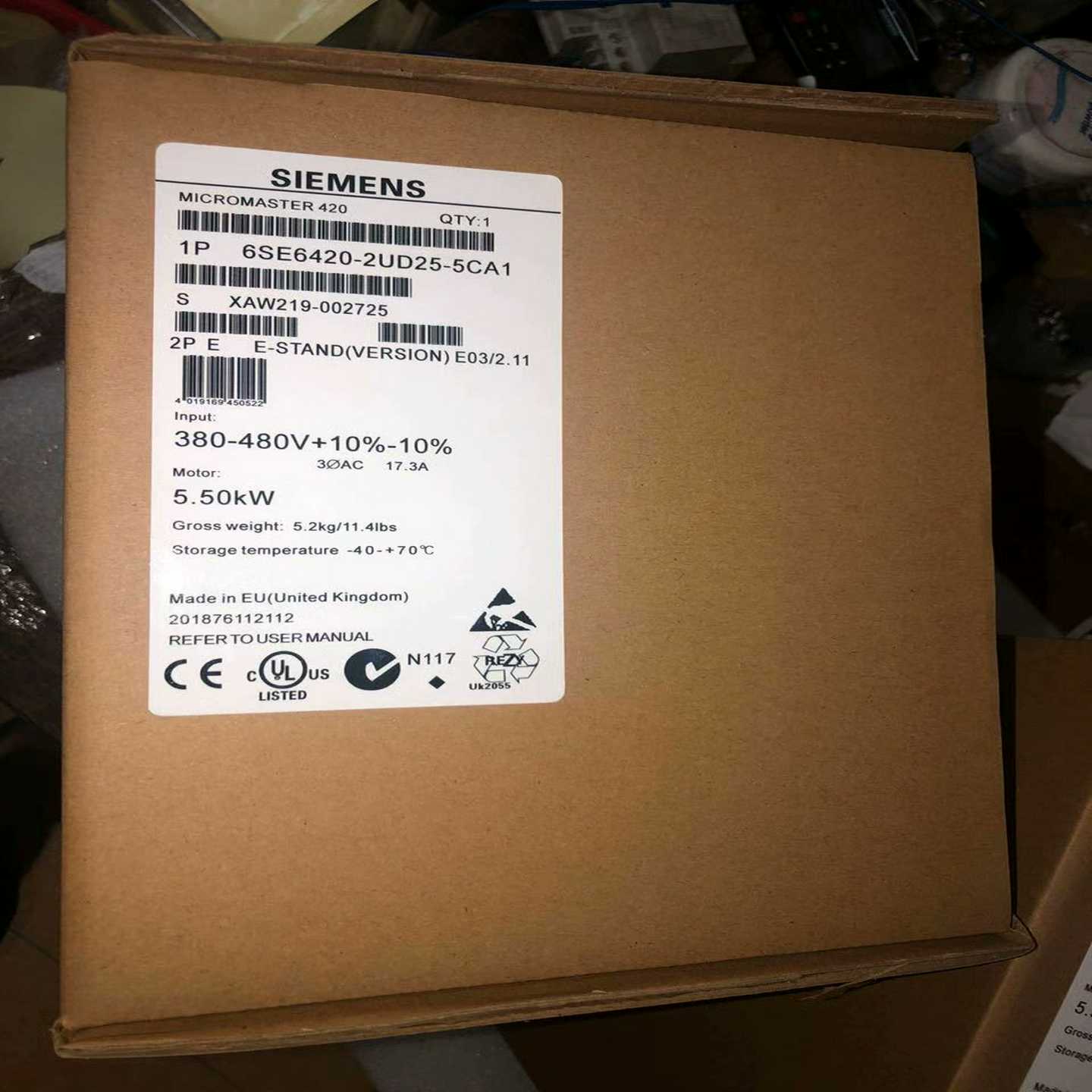询价~变频器6SE6420-2UD25/2ud27/2ud31-5