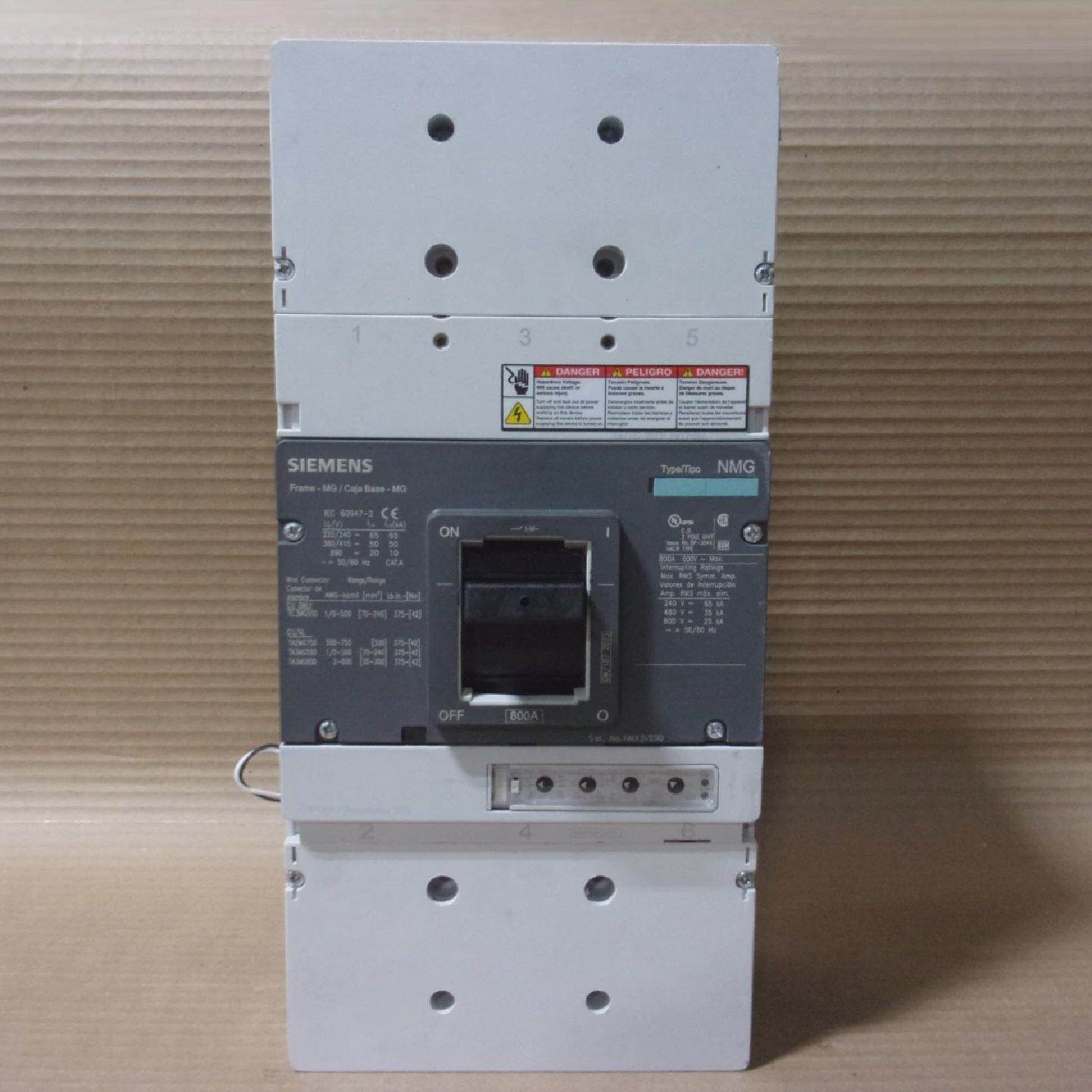 ITE Siemens NMX NMX3V800 3 Pole 800 Amp Trip 600V Circuit Br