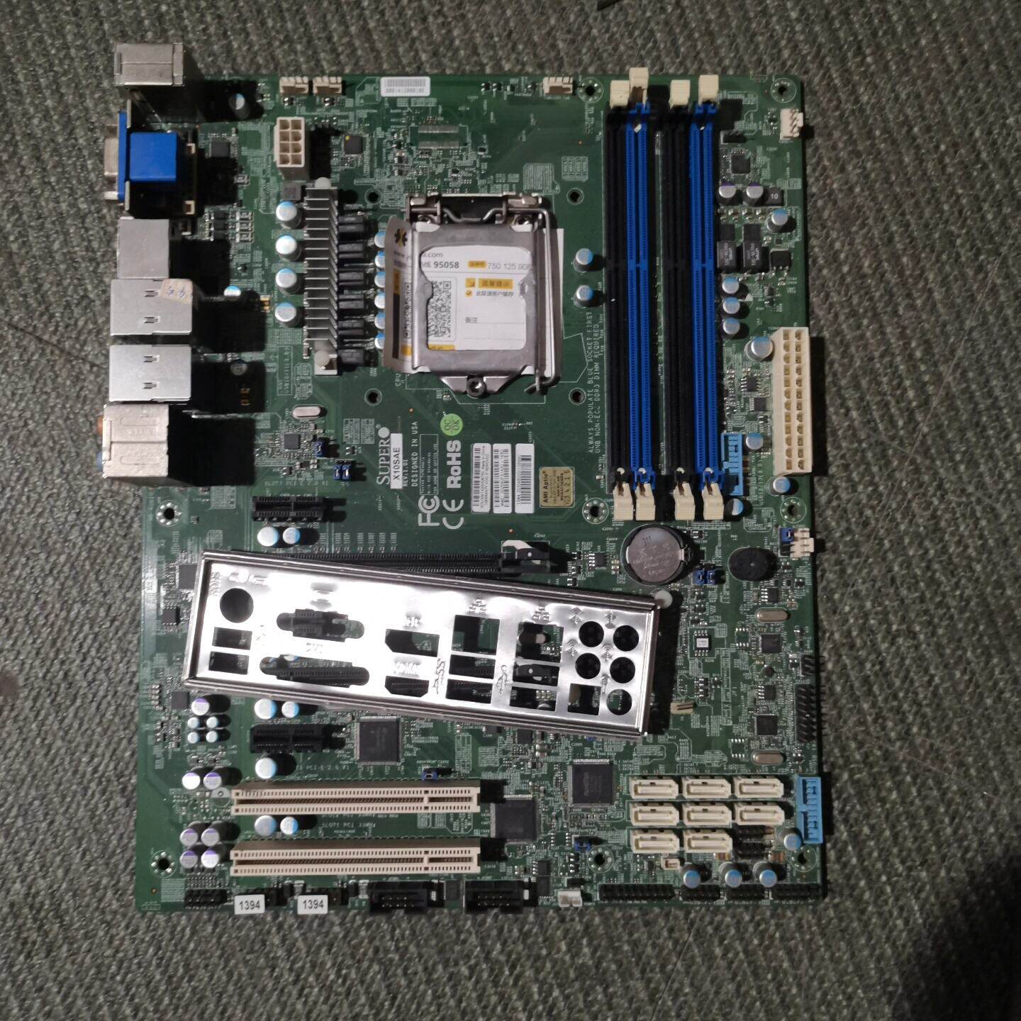 超微X10SAE工作站服务器主板支持E31225V3--议价商品