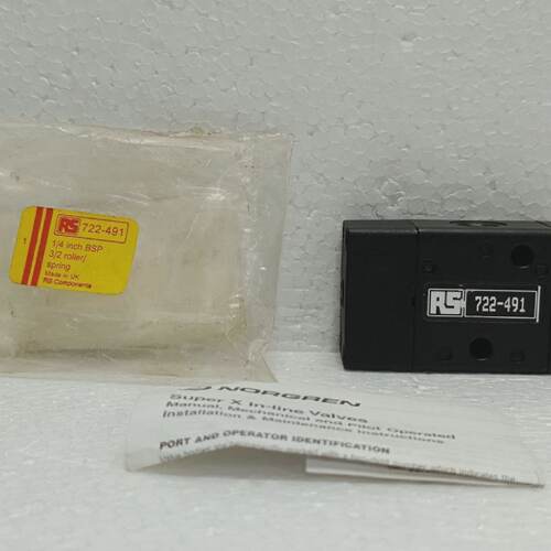 Norgren 03060202 Super X 32 Pneumatic RollerSpring Valve G 1
