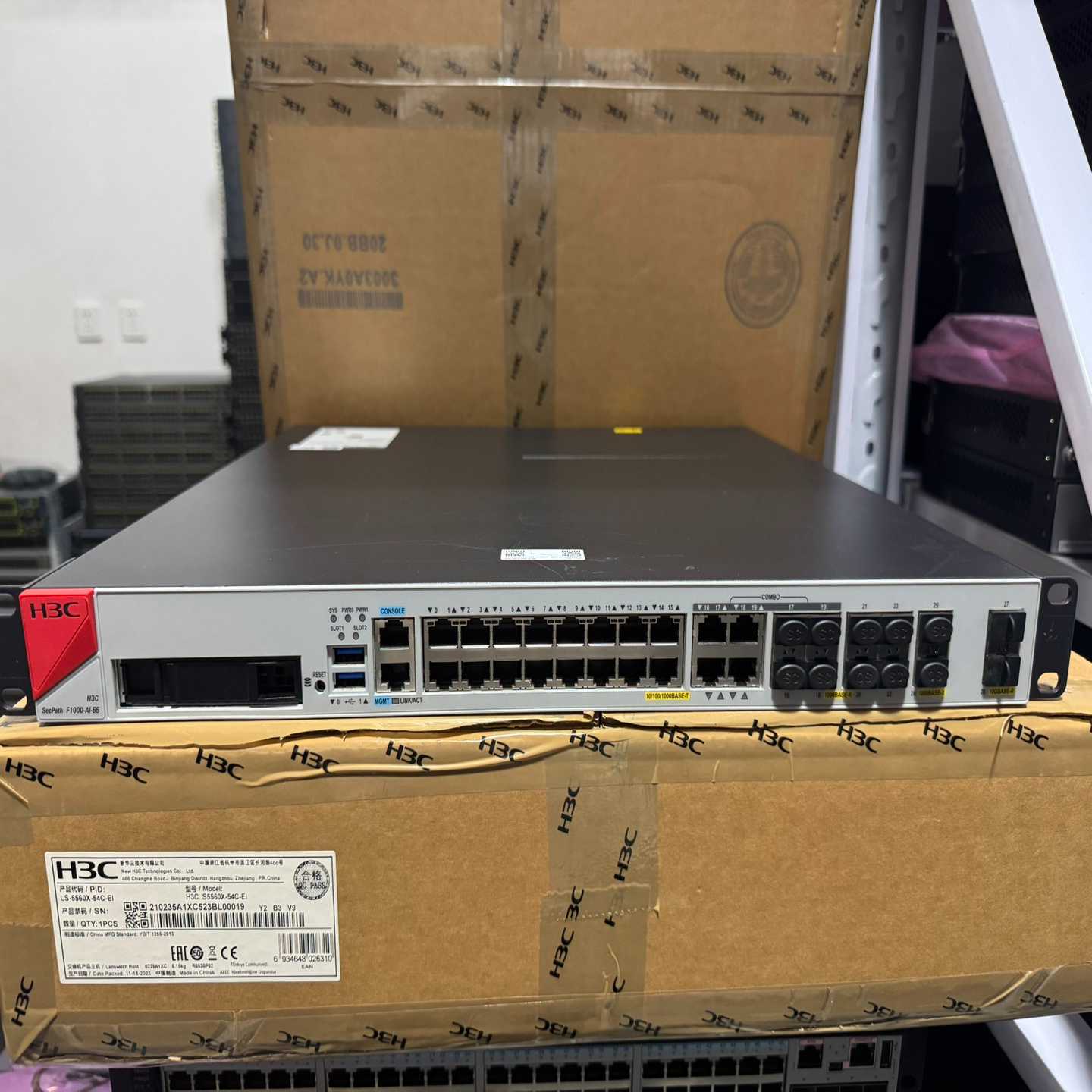 询价华三H3CF1000-AI-55企业级万兆防火墙