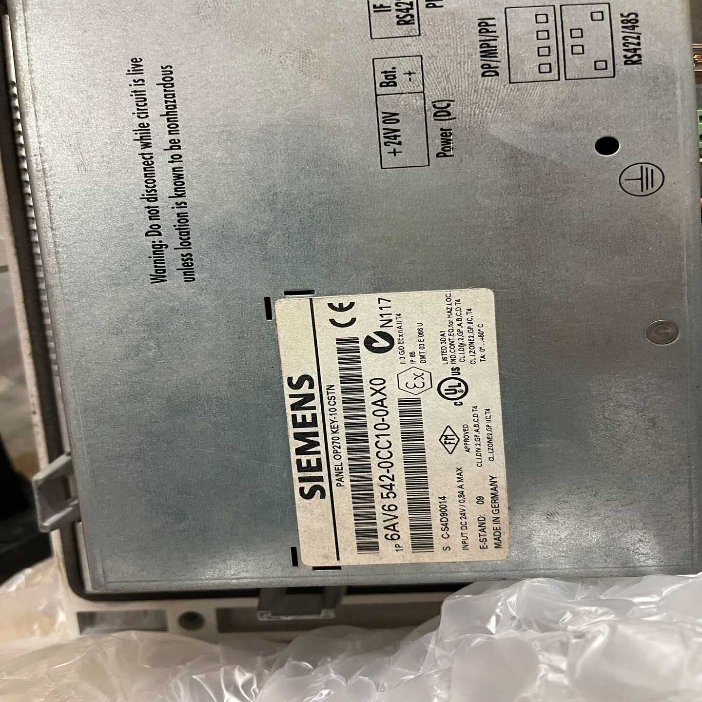 6AV6542-0CC10-0AX0库存现金95