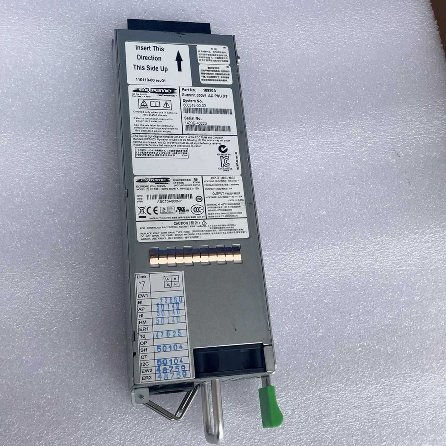 summit交换机电源EDPS-300ABA交流，直流询价