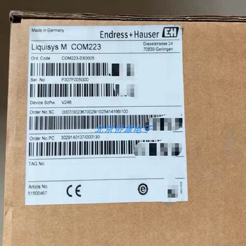 议价恩德斯豪斯EH压力变送器COM223-DX0005型号齐全全新现货包邮