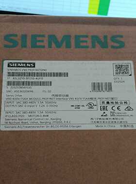 西门子SINAMICSV90伺服驱动器，型号6SL3210-议价