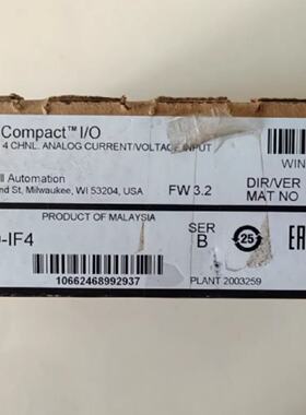 议价AB罗克韦尔CompactLogix系列PLC模块1769-IF4