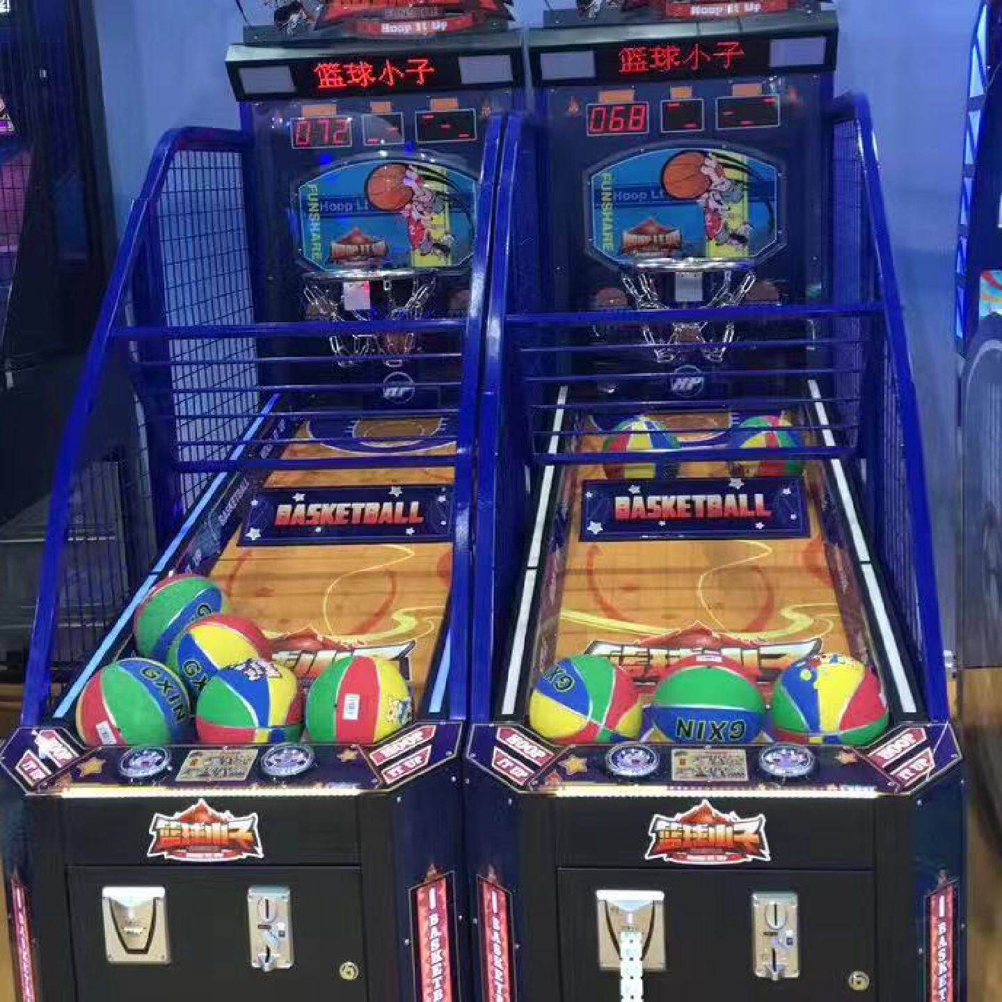 二手纷享篮球小子游戏机儿童乐园篮球机街头篮球电玩游艺设备租赁